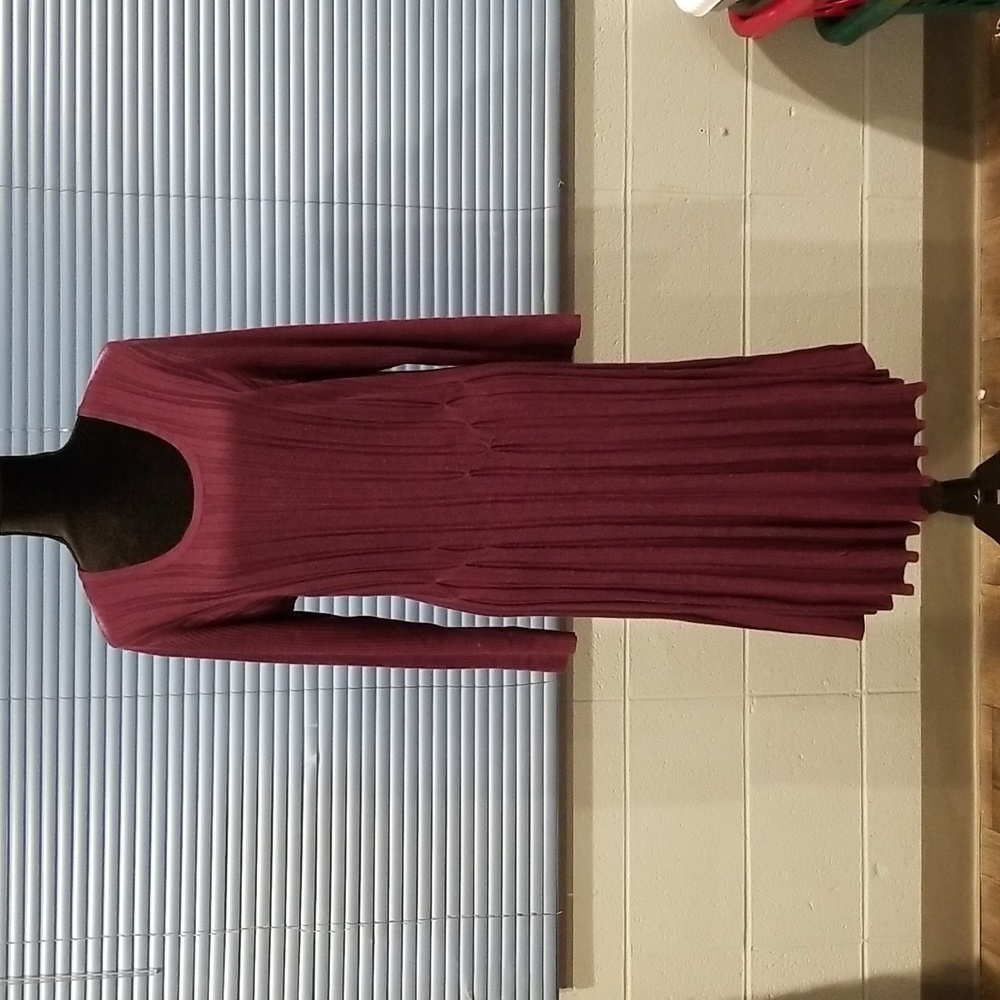 Knit sweater dress